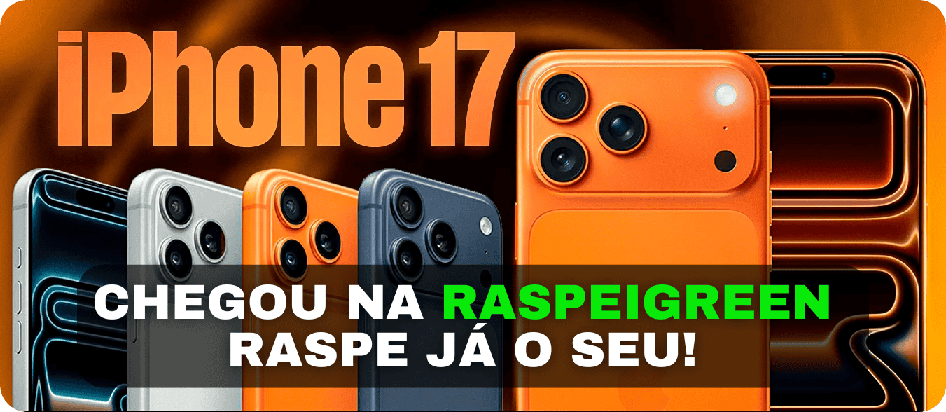 iPhone 17 chegou na RaspaGreen